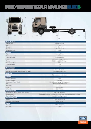 Șasiuri rigide Ford 1833 LR Lowliner