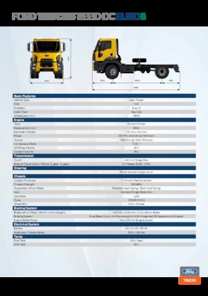Șasiuri rigide Ford 1833D DC