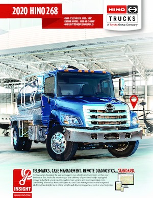Șasiuri rigide Hino 2020 HINO 268 4x2