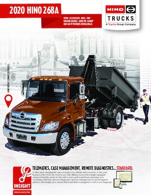 Șasiuri rigide Hino 2020 HINO 268A 4x2