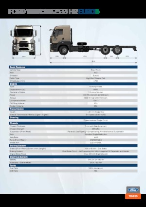 Șasiuri rigide Ford 2533 HR