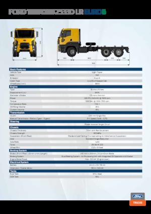 Șasiuri rigide Ford 2533D LR