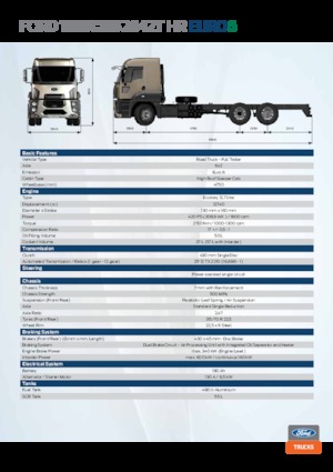 Șasiuri rigide Ford 2642T HR