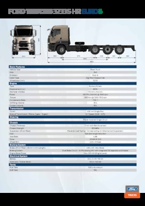 Șasiuri rigide Ford 3233S HR