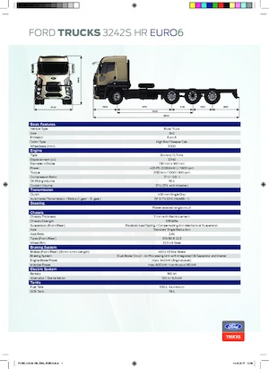 Șasiuri rigide Ford 3242S HR