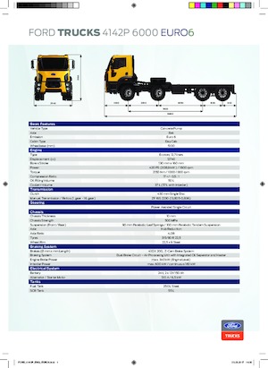 Șasiuri rigide Ford 4142P 6000