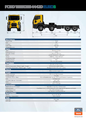 Șasiuri rigide Ford 4442D