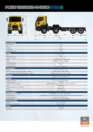 Șasiuri rigide Ford 4445 XD