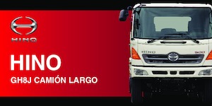 Șasiuri rigide Hino 500 GH8J CAMIÓN LARGO 4x2
