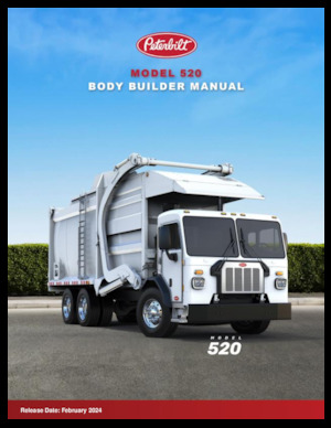 Șasiuri rigide Peterbilt 520 Cummins L9N