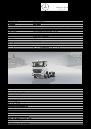 Șasiuri rigide Mercedes-Benz Arocs 4146 K 8x4