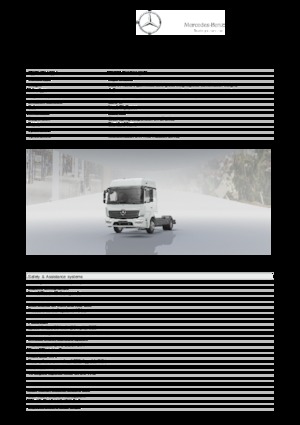 Șasiuri rigide Mercedes-Benz Atego 1016 4x2