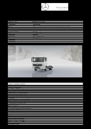 Șasiuri rigide Mercedes-Benz Atego 821 L 4x2