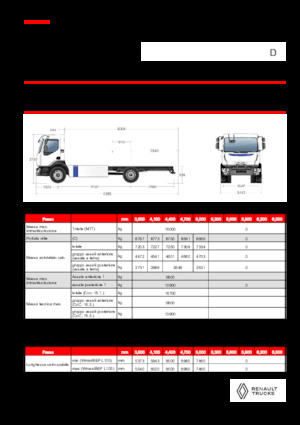 Șasiuri rigide Renault E-TECH D 16 MED P4x2