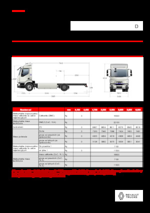Șasiuri rigide Renault E-TECH D 16 XL HIGH P4x2