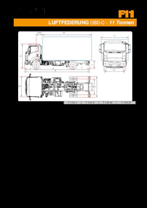 Șasiuri rigide Isuzu F11 H