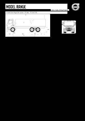 Șasiuri rigide Volvo Trucks FE826 6x4