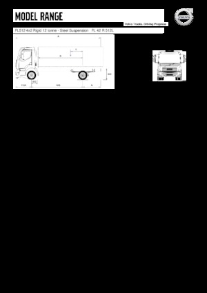 Șasiuri rigide Volvo Trucks FL512 4x2