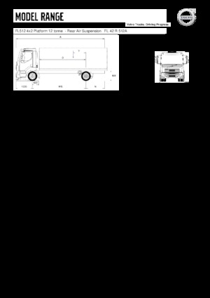 Șasiuri rigide Volvo Trucks FL512 4x2 Platform
