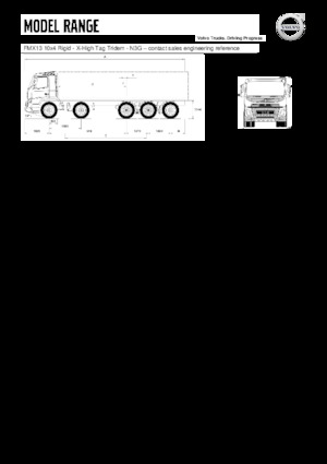 Șasiuri rigide Volvo Trucks FMX13.420 10x4 Rigid -X-High Tag Tridem