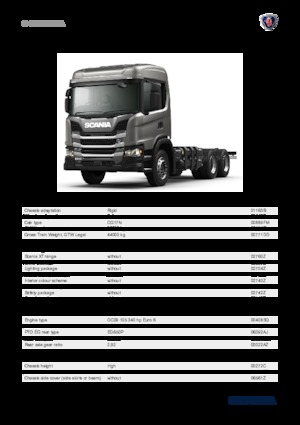 Șasiuri rigide Scania G 340 B6x4HZ