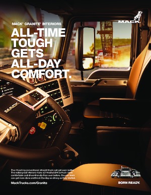 Șasiuri rigide Mack Granite 42FR MHD Cummins L9