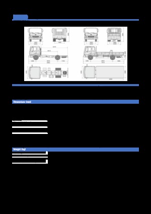 Șasiuri rigide Hyundai Commercial Vehicles HD120 4x2 D6GA