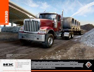 Șasiuri rigide International HX520 120 Day Cab Cummins ISX15