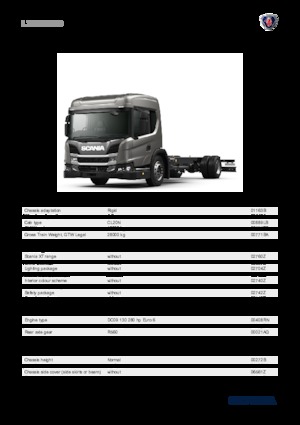 Capete tractor Scania L 280 B4x2NB