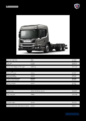 Șasiuri rigide Scania L 320 B6x4NB