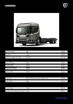 Șasiuri rigide Scania L 360 B6x2NB