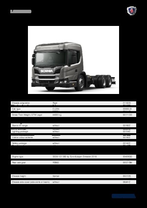 Șasiuri rigide Scania L 360 B6x4NB