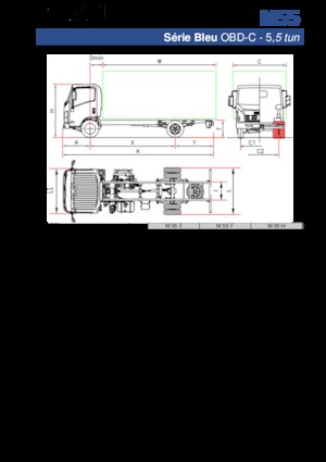 Șasiuri rigide Isuzu M55 E