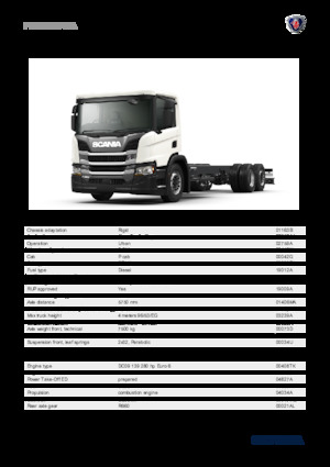 Șasiuri rigide Scania P 280 B6x2*4NA