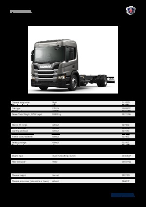 Șasiuri rigide Scania P 320 B4x2NA