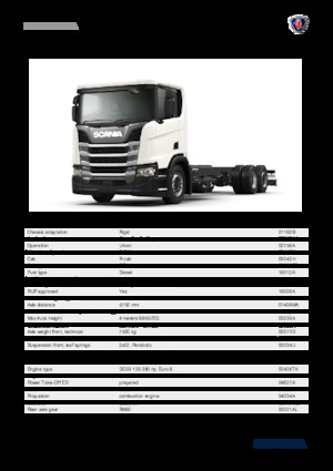 Șasiuri rigide Scania R 280 B6x2*4NA