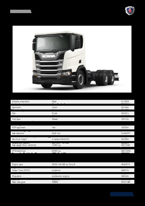 Șasiuri rigide Scania R 280 B6x4NA