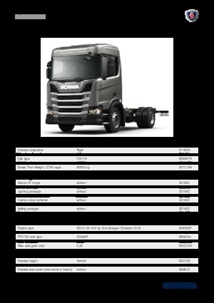 Șasiuri rigide Scania R 410 B4x2NZ