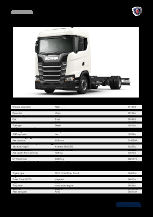 Șasiuri rigide Scania S 420 B4x2NA