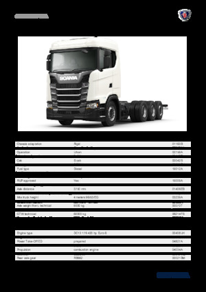 Șasiuri rigide Scania S 420 B8x4*4NA