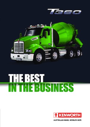 Șasiuri rigide Kenworth T360 Day Cab ISLE5 8x4