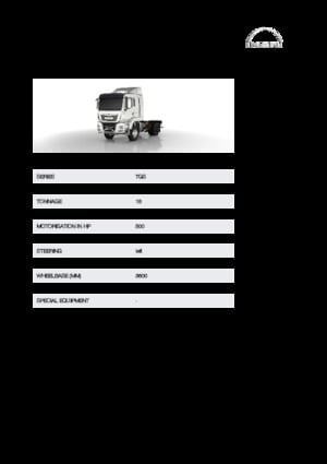 Șasiuri rigide MAN TGS 18.500 4x4