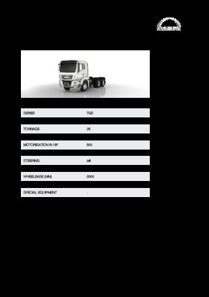 Șasiuri rigide MAN TGS 26.500 6x6H