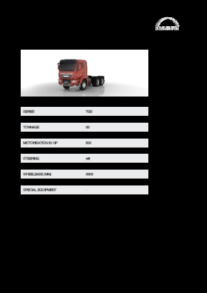 Șasiuri rigide MAN TGS 33.500 6x6H
