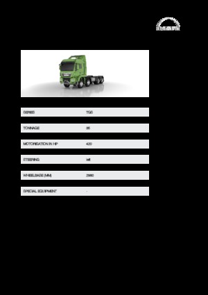 Șasiuri rigide MAN TGS 35.420 8x6