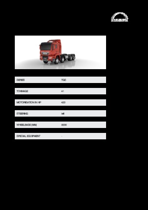Șasiuri rigide MAN TGS 41.420 8x8