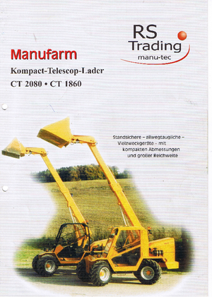 Telehandlere Manufarm CT 1860