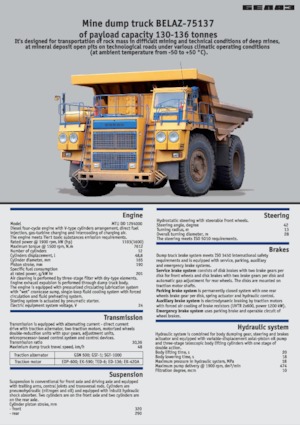 Basculante rigide Belaz 75137