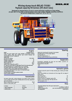 Basculante rigide Belaz 75581