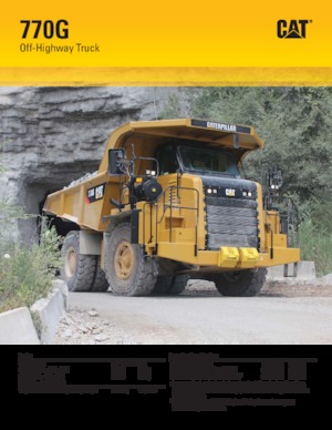 Basculante rigide Caterpillar 770G